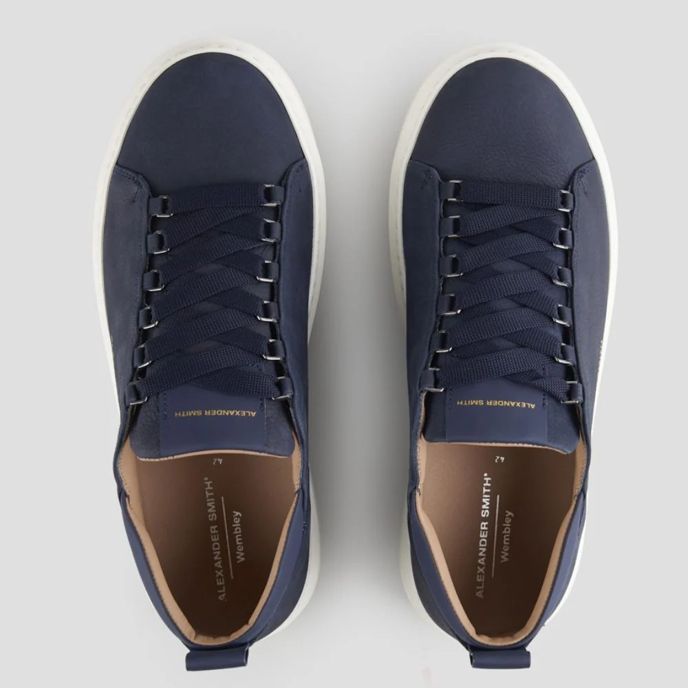 Alexander Smith sneakers da uomo in nabuk 2253-BLE - immagine 5