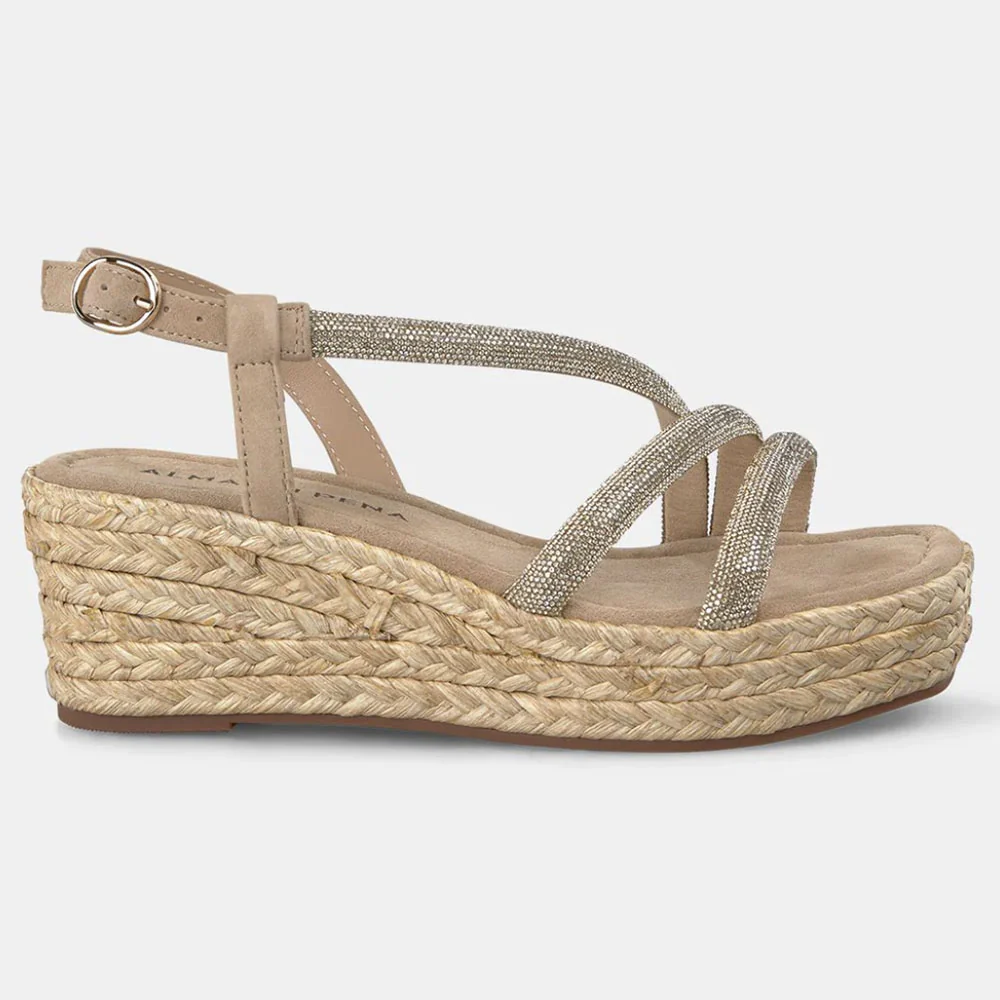 Alma En Pena sandalo con zeppa da donna V2551452 - immagine 2