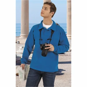 Apolo Valento | Felpa con Bottoni | Uomo | Collo a Polo | 300 gr/m2