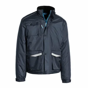 Roger Sottozero | Giacca da Lavoro | Giubbotto | Uomo | Zip Intera | con Tasche | con Cappuccio | Imbottito