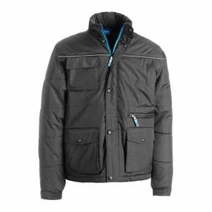 Report Sottozero | Giacca da Lavoro | Giubbotto | Uomo | Zip Intera | con Tasche | con Cappuccio | Imbottito