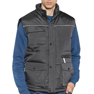 Sword Sottozero | Gilet da Lavoro | Smanicato | Uomo | Multitasche | Imbottito