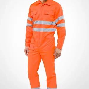 Tuta H.V. Sottozero 1520 | Tuta da Lavoro Alta Visibilità | Uomo | con Tasche | Conforme | 240 gr/m2