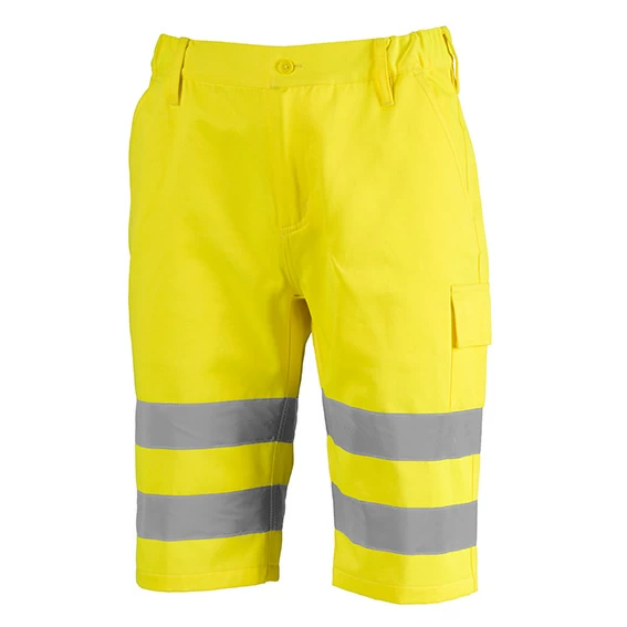 Shorts H.V. Sottozero | Bermuda Alta Visibilita’ | Uomo | con Tasche | Conforme | 240 gr/m2 - immagine 3