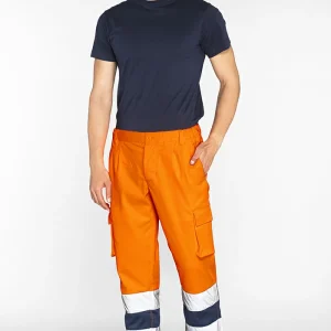 Pantalone H.V. Stretch Sottozero 1590 | Pantalone Alta Visibilità | Uomo | con Tasche | Conforme | 250 gr/m2