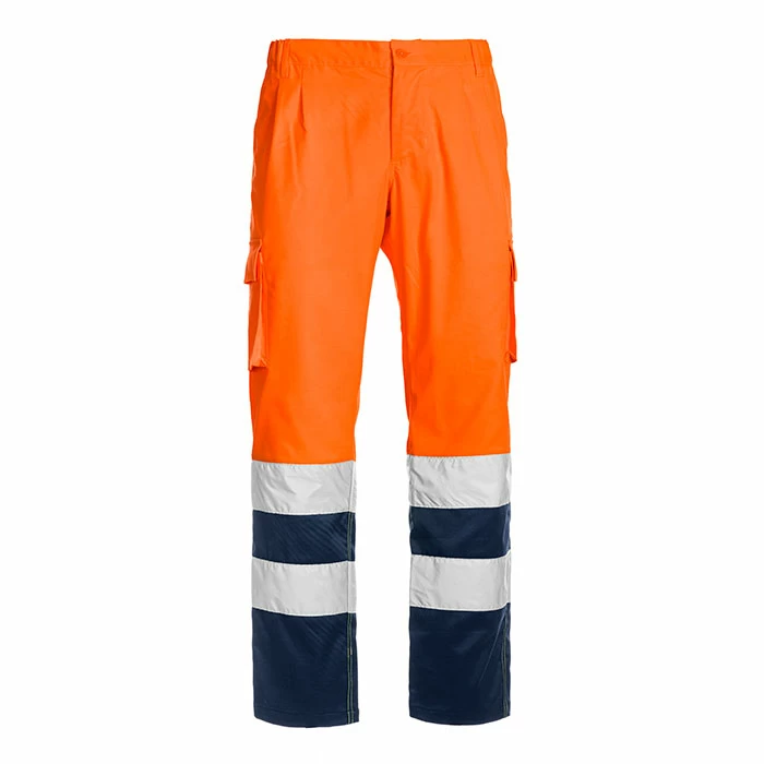 Pantalone H.V. Stretch Sottozero 1590 | Pantalone Alta Visibilità | Uomo | con Tasche | Conforme | 250 gr/m2 - immagine 3