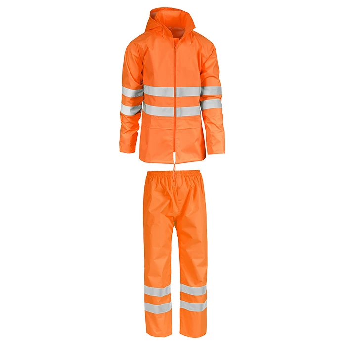 Completo Impermeabile H.V. Sottozero | Pantalone + Giacca | Uomo | Con Tasche | Con Zip | Conforme | 140gr/m2 - immagine 2