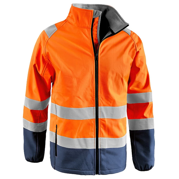 Solarsoft Sottozero | Softshell Alta Visibilità | Giacca | Uomo | Interno in Pile | con Tasche | Conforme | 290 gr/m2 - immagine 3