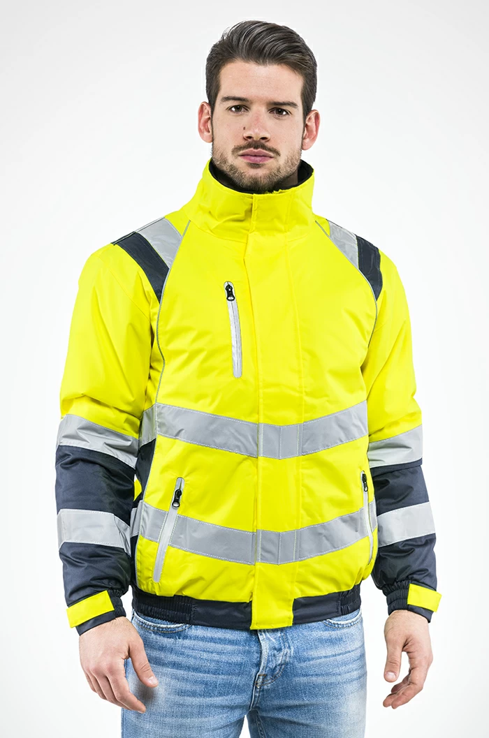 Spotlight Sottozero | Giubbotto Alta Visibilità | Uomo | Giacca | Imbottito | con Tasche | Conforme - immagine 2