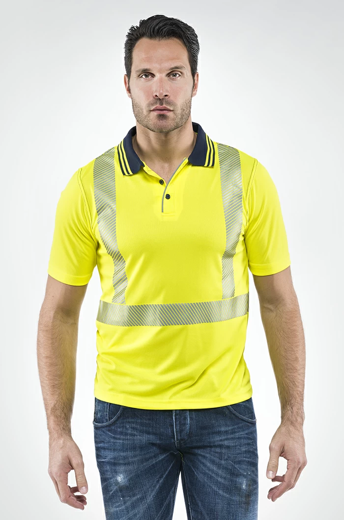 Nuova Polo H.V. Sottozero 2390 | Polo Alta Visibilità | Uomo | Conforme | 160 gr/m2