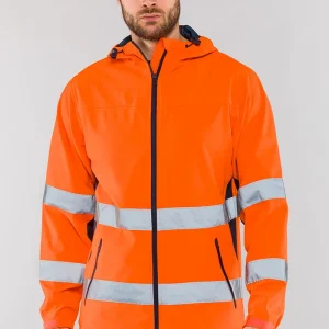 Giacca Ecolight Sottozero | Giubbotto Alta Visibilità | Giacca | Uomo | con Cappuccio | con Tasche | Conforme | 240 gr/m2