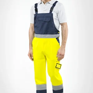 Pettorina Bicolore H.V. Sottozero 2530AX/2530GIX | Pettorina Alta Visibilità | Con Tasche | Conforme | 240 gr/m2