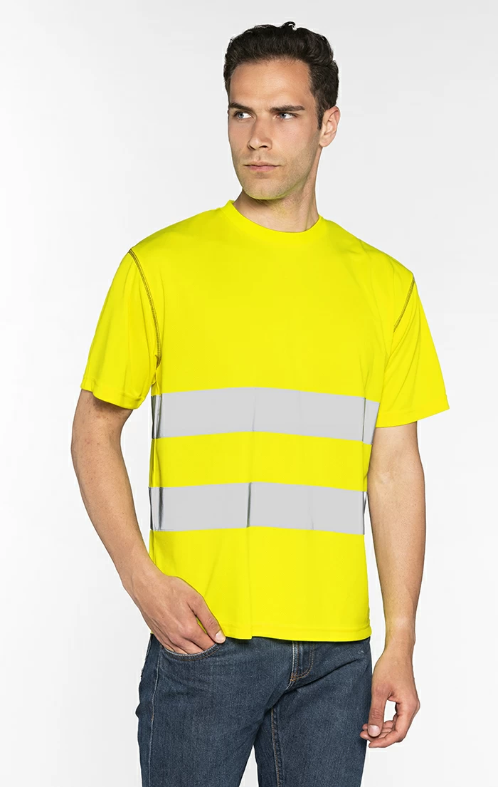T-Shirt H.V. Sottozero 2790 | T-shirt Alta Visibilità | Uomo | Conforme | 150 gr/m2