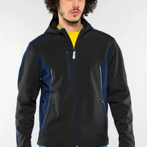Mercury Sottozero | Giacca Softshell | Giubbotto | Uomo | con Tasche | con Cappuccio | 280 gr/m2