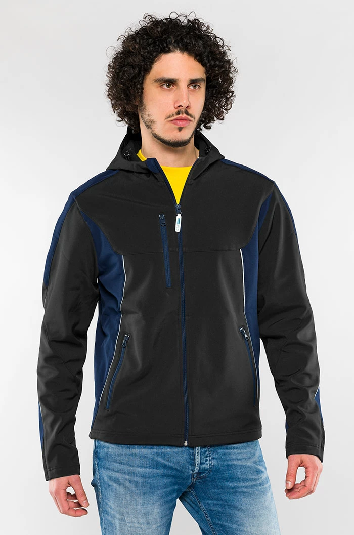 Mercury Sottozero | Giacca Softshell | Giubbotto | Uomo | con Tasche | con Cappuccio | 280 gr/m2 - immagine 2