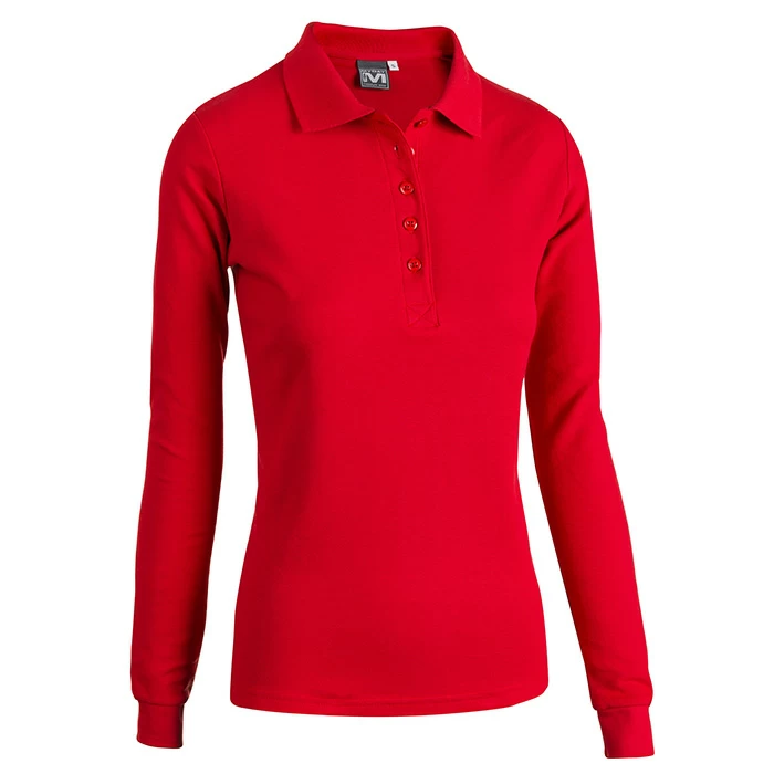 Steffi Sottozero | Polo Donna | 100% Cotone | Manica Lunga | 195/200 gr/m2 - immagine 3