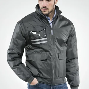 Quick Sottozero | Giacca da Lavoro | Giubbotto | Uomo | con Tasche | Imbottito | con Maniche Staccabili