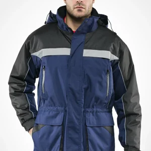 Siberia Sottozero | Giacca da Lavoro | Parka | Uomo | con Tasche | con Cappuccio | Imbottito