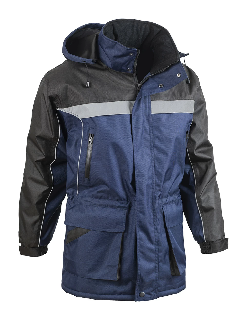 Siberia Sottozero | Giacca da Lavoro | Parka | Uomo | con Tasche | con Cappuccio | Imbottito - immagine 4