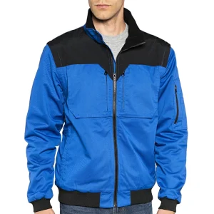 Flug Sottozero | Giacca da Lavoro | Giubbotto | Uomo | Zip Intera | con Tasche | Maniche Staccabili | Interno in Pile