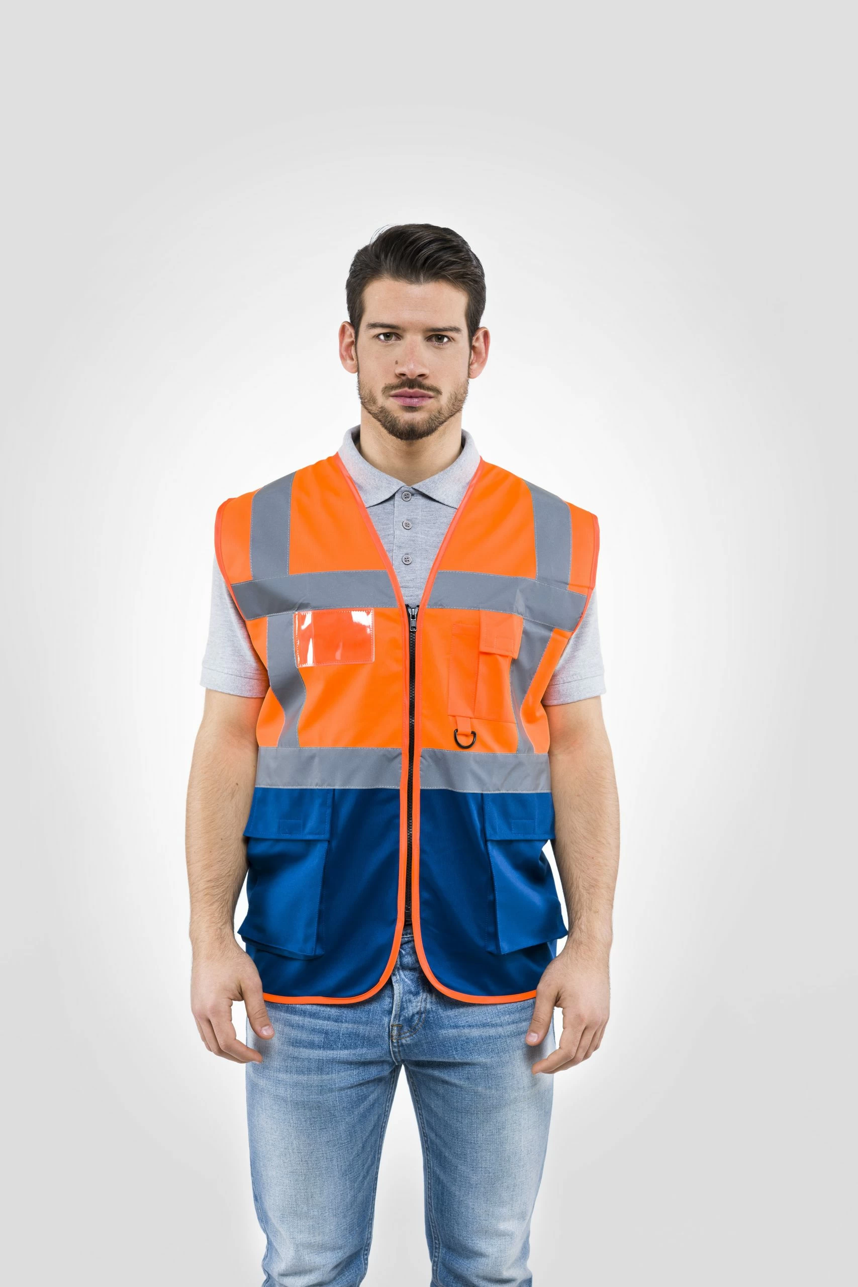 Gilet Laser Sottozero | Gilet Alta Visibilità | Uomo | Multitasche | con Tasche | Conforme | 120 gr/m2 - immagine 2