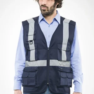 Gilet Star Airline Sottozero | Gilet da Lavoro | Smanicato | con Tasche | Uomo | 190 gr/m2