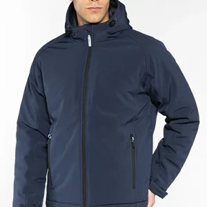 Snow Sottozero | Giacca Softshell | Giubbotto | Uomo | Con Tasche | Con Cappuccio | Imbottito