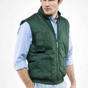 Marte Sottozero | Gilet da Lavoro | Uomo | Smanicato | Multitasche | Imbottito