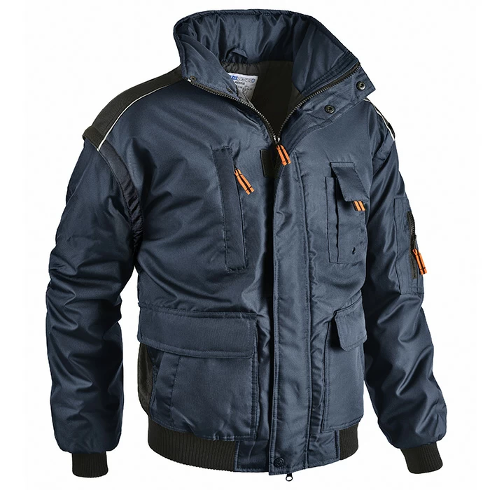 Madrid Sottozero | Giacca da Lavoro | Giubbotto | Uomo | con Tasche | Imbottito | con Maniche Staccabili - immagine 3