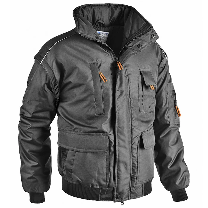 Madrid Sottozero | Giacca da Lavoro | Giubbotto | Uomo | con Tasche | Imbottito | con Maniche Staccabili - immagine 4