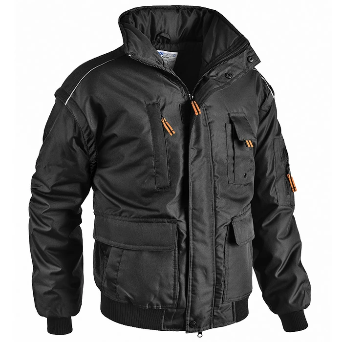 Madrid Sottozero | Giacca da Lavoro | Giubbotto | Uomo | con Tasche | Imbottito | con Maniche Staccabili - immagine 5