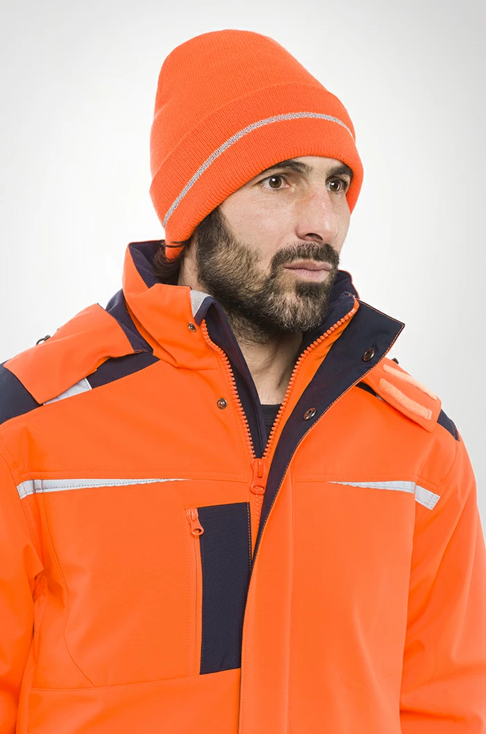 Berretto H.V. Sottozero | Berretto Alta Visibiltà | 70 gr/m2 - immagine 2