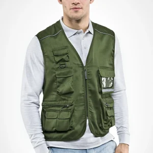 Power Sottozero | Gilet da Lavoro | Uomo | Smanicato | Multitasche | 190 gr/m2