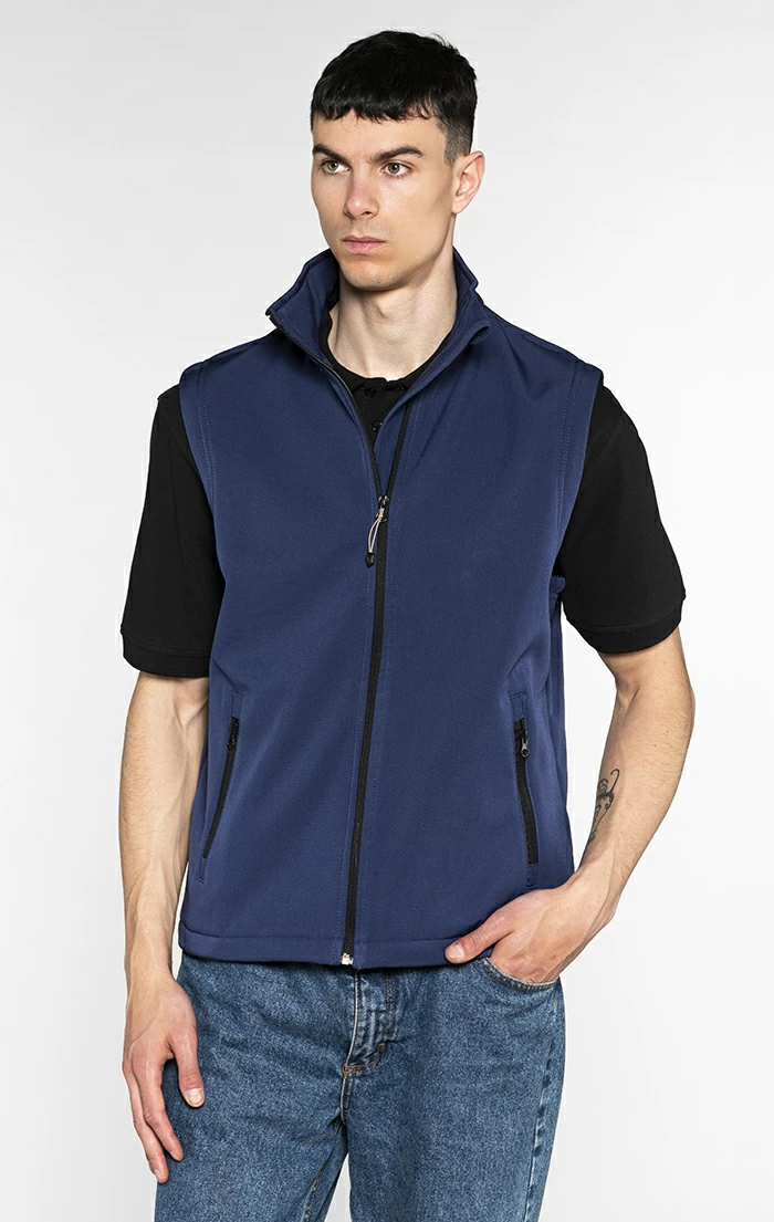 Ginger Sottozero | Gilet da Lavoro | Softshell | Uomo | Smanicato | con Tasche | 280 grammi - immagine 2