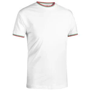 Sky Sport Sottozero | T-Shirt Uomo | Tricolore Italia | 100% Cotone | 145/150gr/m2