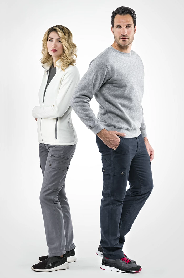 Tiger Winter Sottozero | Pantalone da Lavoro | Uomo | Con Tasche | 100% Cotone | con Fodera Interna | Invernale | 275 gr/m2 + 150 gr/m2