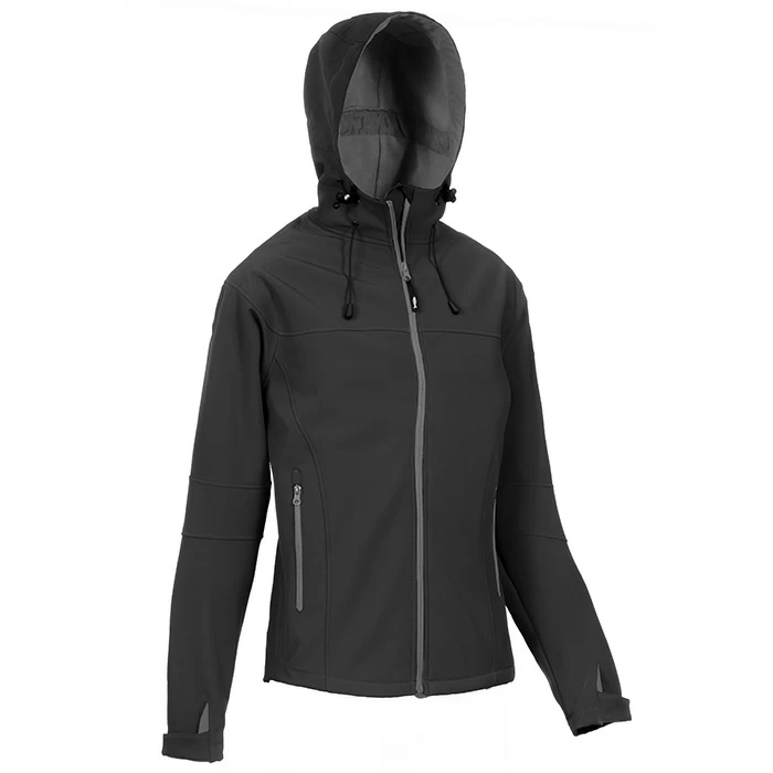 Crystal Sottozero | Giacca Softshell | Giubbotto | Donna | con Tasche | con Cappuccio | 330 gr/m2 - immagine 4