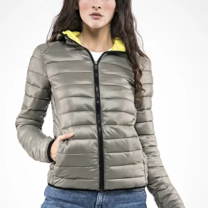 Romy Sottozero | Giacca da Lavoro | Giubbotto | Donna | con Tasche | con Cappuccio | Imbottito