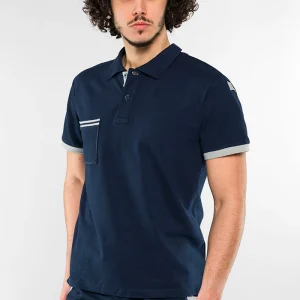 Polo Aria Sottozero Job N170BG | Polo da Lavoro | Uomo | con Tasca | 180 gr/m2