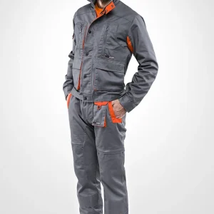 Pantalone Spazio Sottozero Job N220GA | Pantalone da Lavoro | Uomo | con Tasche | 240 gr/m2