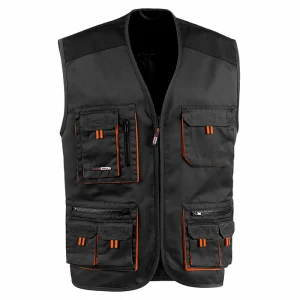 Gilet Eclisse Sottozero Job N950GN | Gilet da Lavoro | Smanicato | Uomo | con Zip | con Tasche | 240 gr/m2