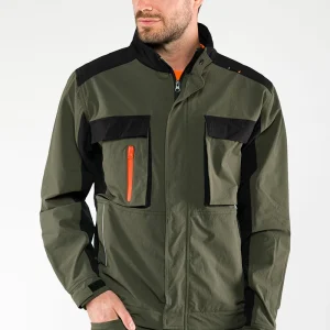 Giubbino Sottozero Stretch | Giubbotto da Lavoro | Giacca | Uomo | Elasticizzato | con Tasche | 240 gr/m2