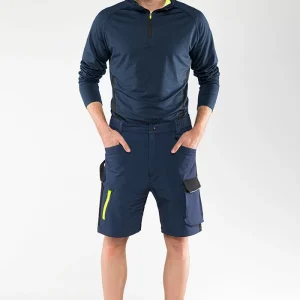 Short Sottozero Stretch | Bermuda da Lavoro | Pantalone | Uomo | Elasticizzato | con Tasche | 240 gr/m2