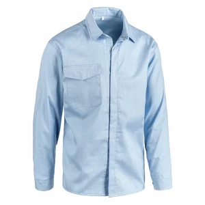 Camicia Oxford X160AZ Gamma Multinorma Xild | Camicia da Lavoro | Uomo | con Tasche | DPI 3° Categoria | 99% Cotone | 280 gr/m2