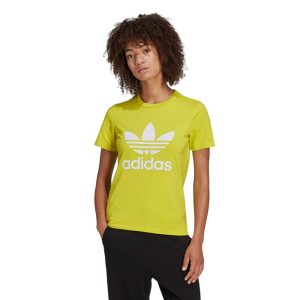 Adidas Originals Classics Trefoil T-Shirt – Lime Green/White
