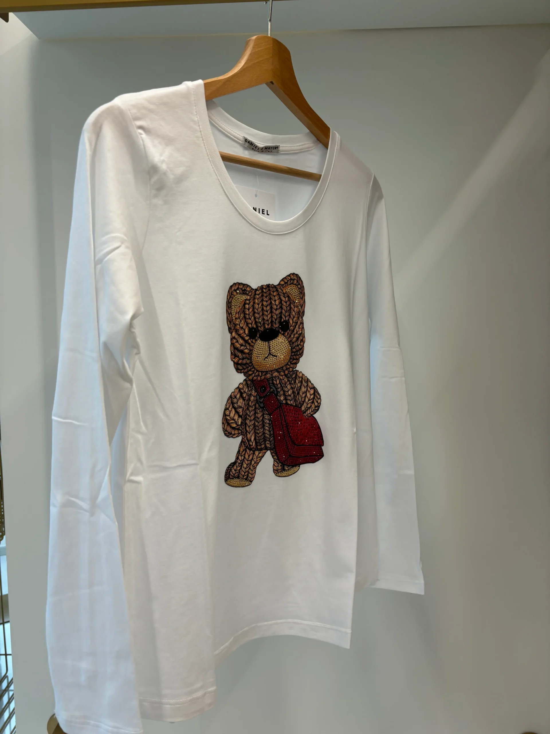 DANIEL & MAYER - MAGLIA MAN. LUNGHE - ORSETTO - ROSSA - immagine 5