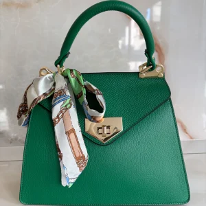 BORSA - FOULARD - VERDE SMERALDO