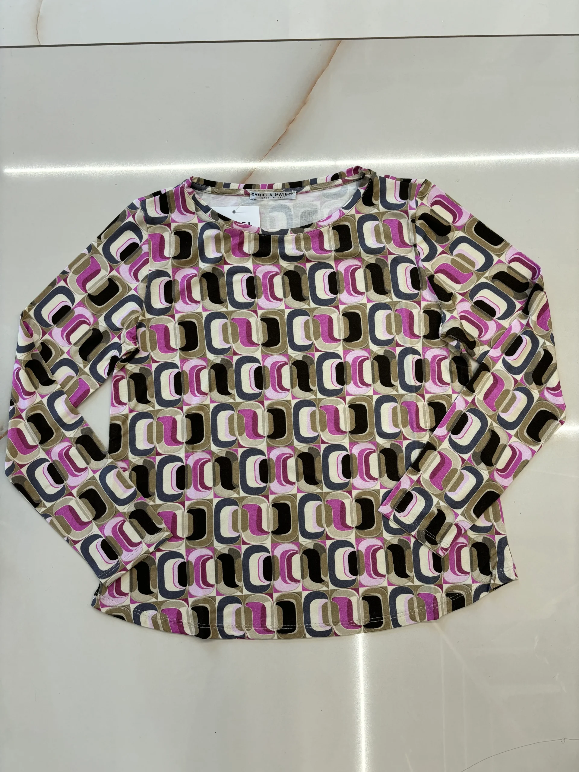 DANIEL & MAYER - MAGLIA in viscosa - OVALI ROSA