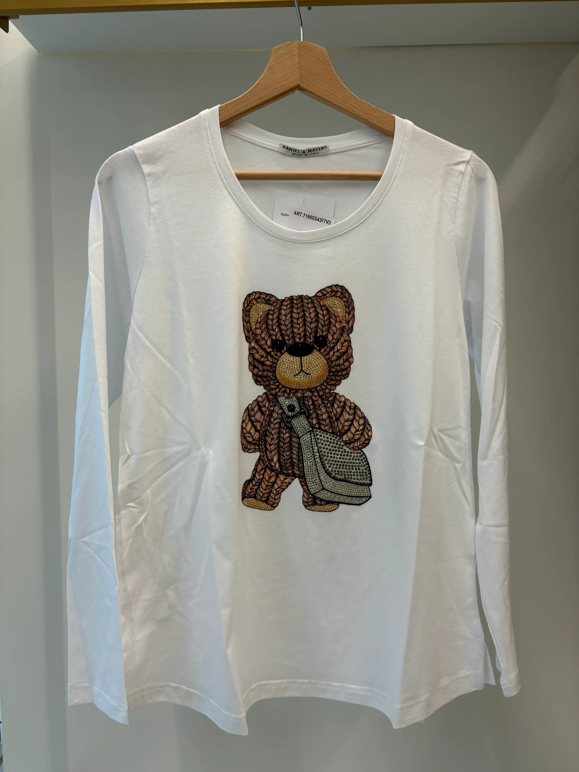 DANIEL & MAYER - MAGLIA MAN. LUNGHE - ORSETTO - BEIGE