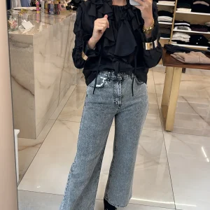 SUSY MIX - JEANS GAMBA DRITTA SLAVATI - GRIGIO